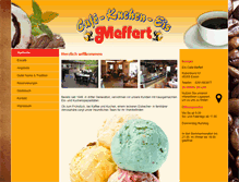 Tablet Screenshot of eiscafe-meffert.de